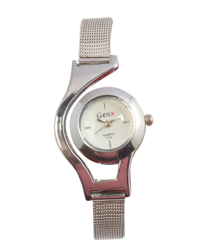 genx steel wrist watch for womens