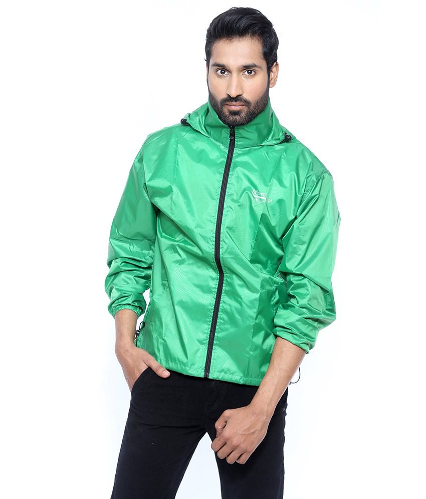 Sports 52 Wear Green Polyester Full Men Jacket - Buy Sports 52 Wear ...