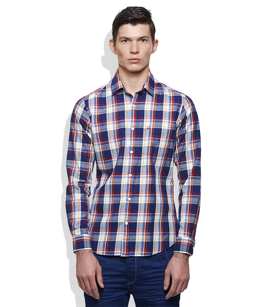 United Colors Of Benetton Blue Casual Shirt - Buy United Colors Of ...