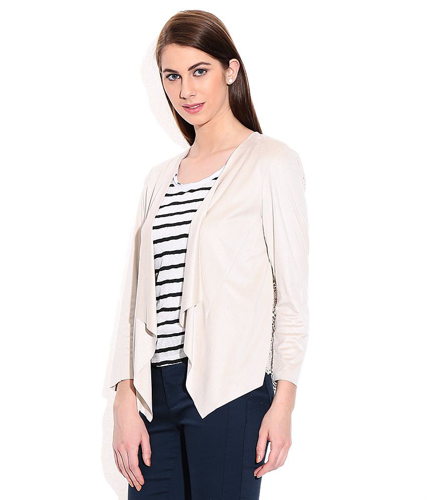 Buy Only Beige Polyester Blend Shrugs Online at Best Prices in India ...