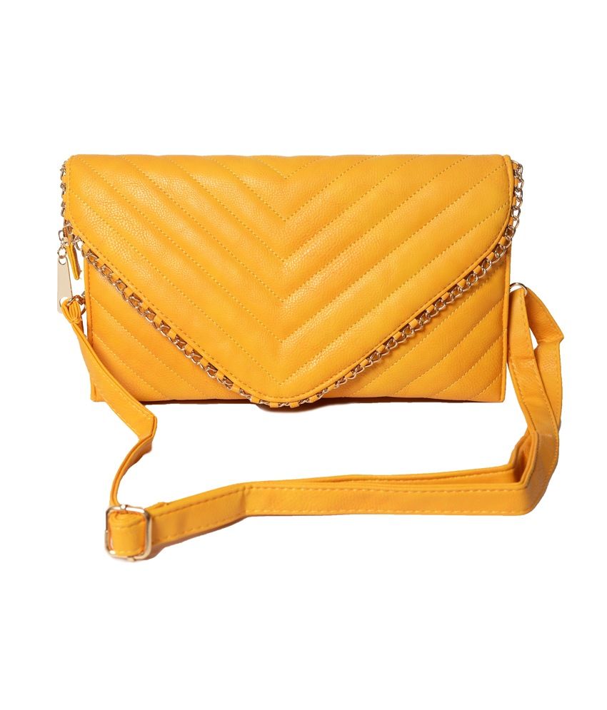 Buy Dandy Yellow Clutch at Best Prices in India Snapdeal