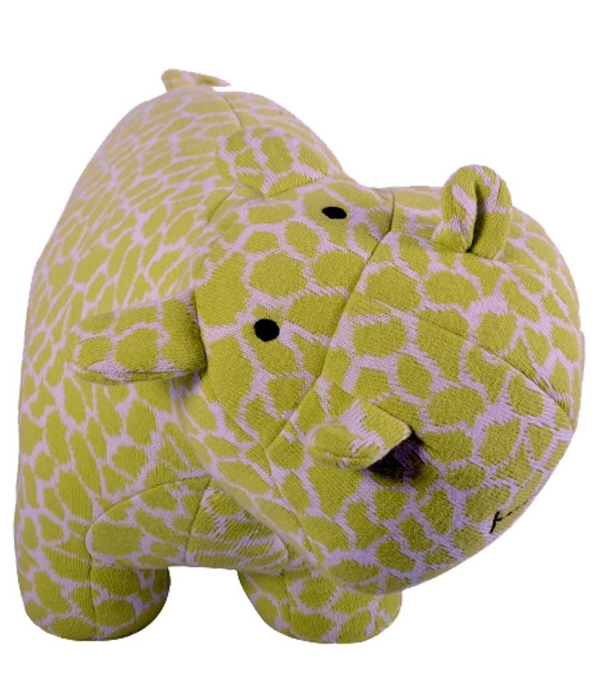 S9home By Seasons Green Hippo Soft Toy Cushion Buy Online at Best