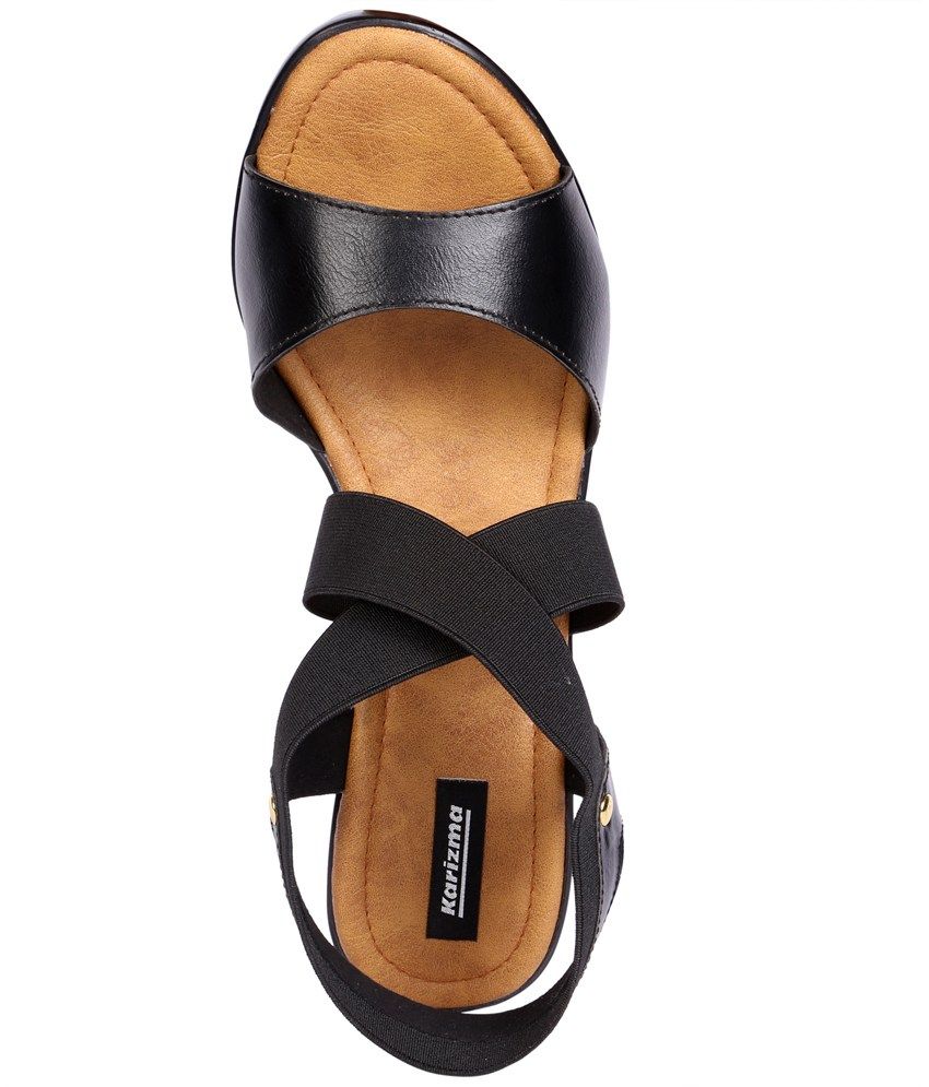 Karizma Women's Designer Black Heels Price in India Buy Karizma Women