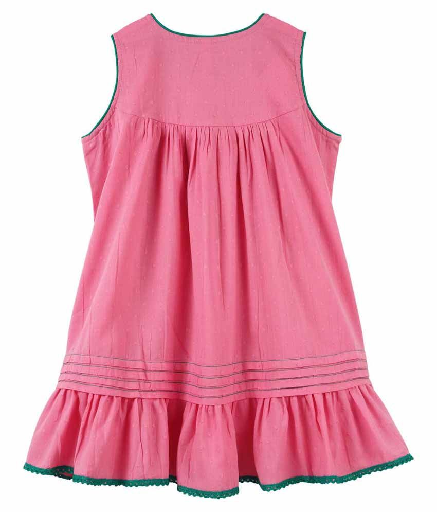 cotton sleeveless frock