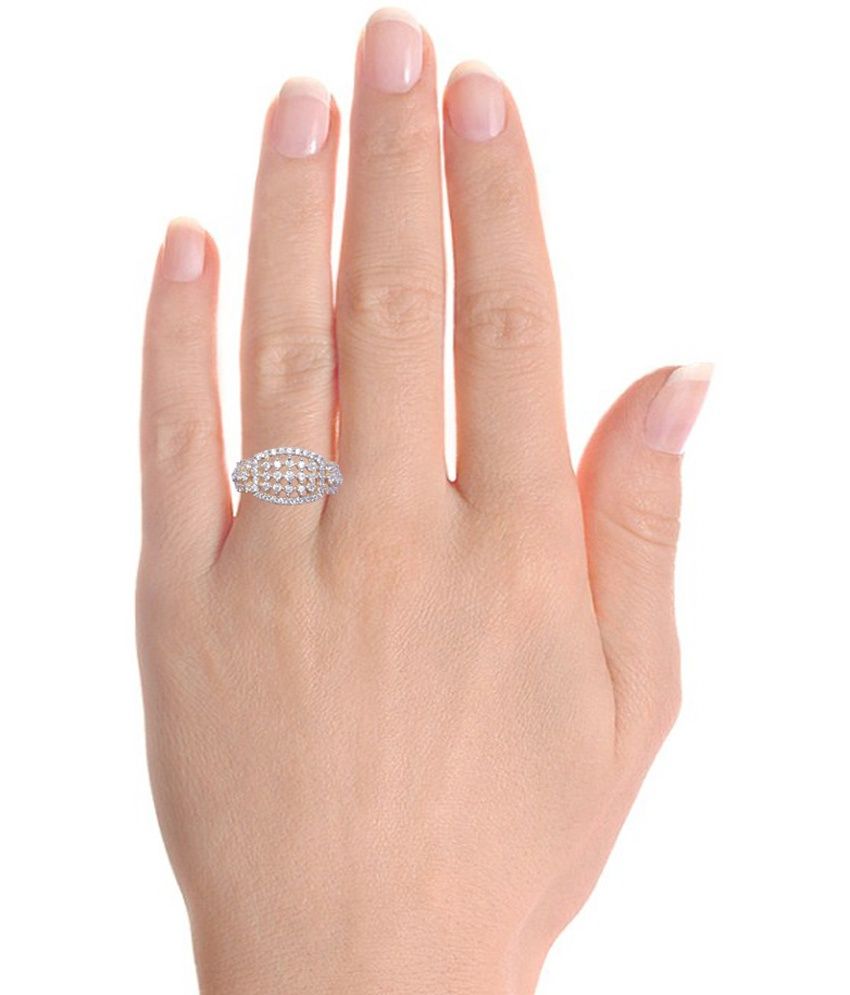 Standard Jeweller 916 Hallmark Gold Zarkan Ladies Ring, Wt 3.740g Buy