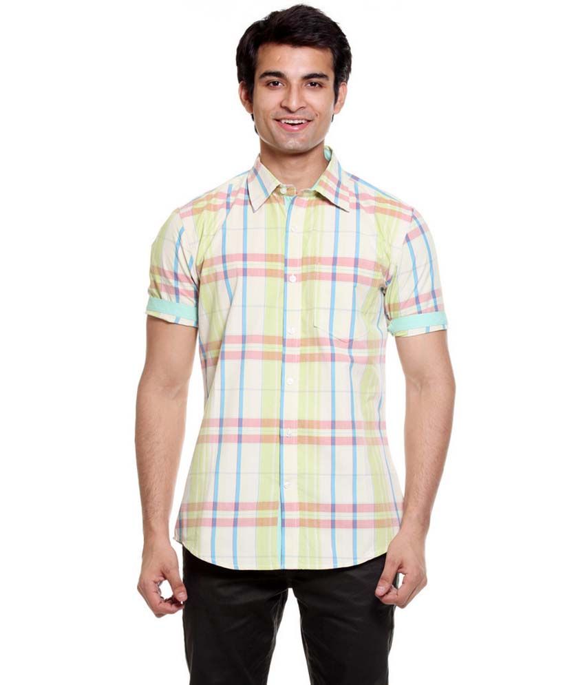 TOG Cotton Multicolor Half Sleeves Formal Shirt For Men - Buy TOG ...