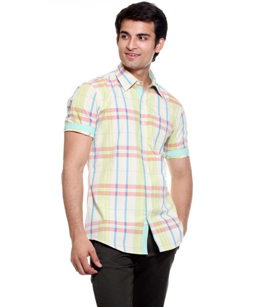 TOG Cotton Multicolor Half Sleeves Formal Shirt For Men - Buy TOG ...