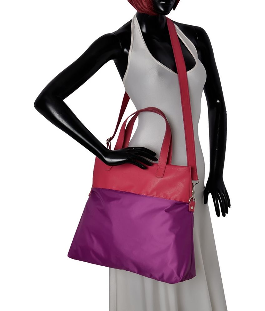 Baggit Purple Tote Bag Buy Baggit Purple Tote Bag Online at Best