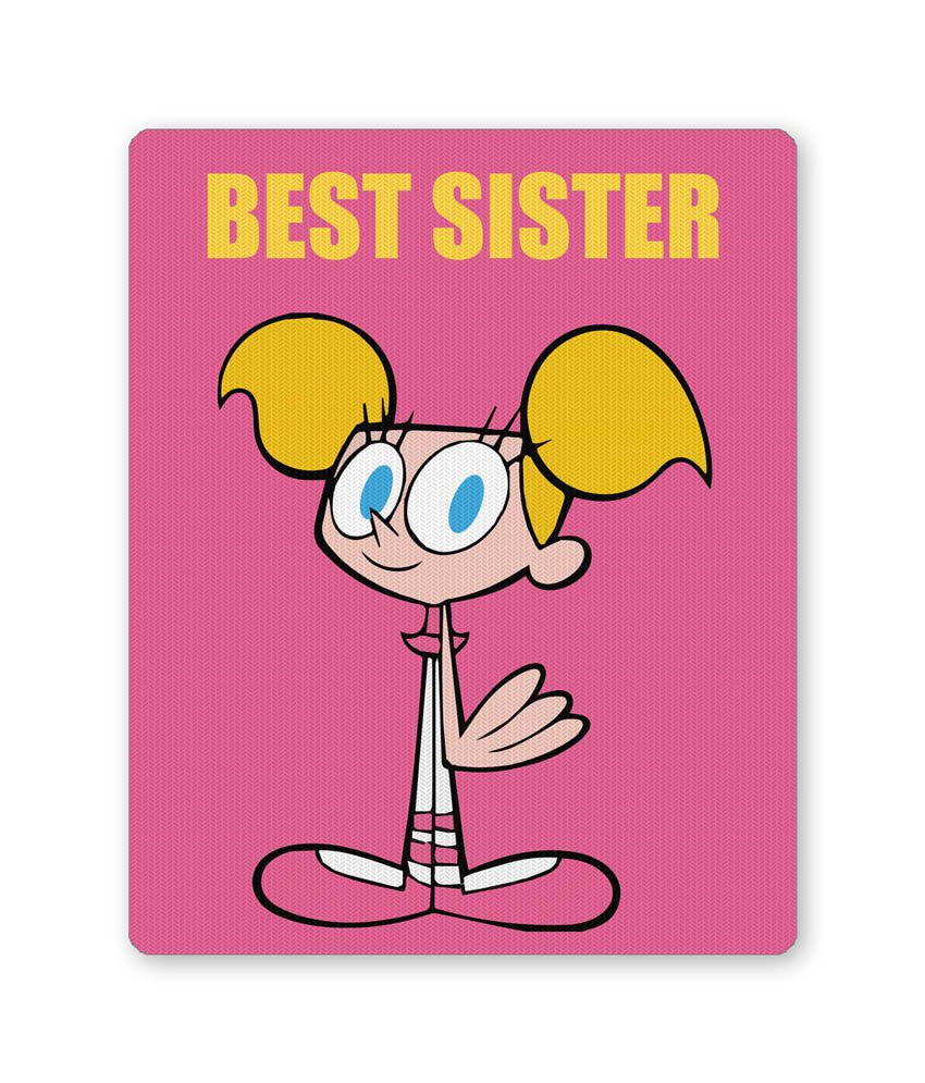 Posterguy Best Sister Didi Dexter's Laboratory Cartoon Inspired Mousepad -  Buy Posterguy Best Sister Didi Dexter's Laboratory Cartoon Inspired  Mousepad Online at Low Price in India - Snapdeal
