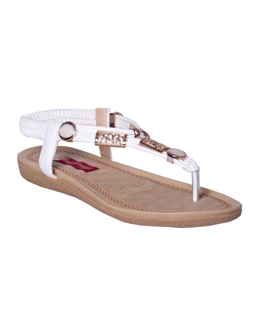 Heels N Wedges White Sandals Price in India- Buy Heels N Wedges White Sandals Online at Snapdeal