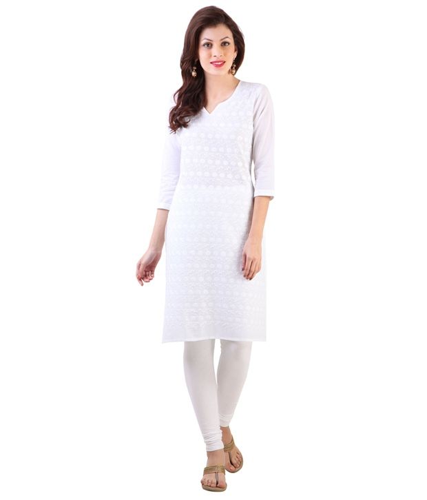 Libas white kurta Clearance