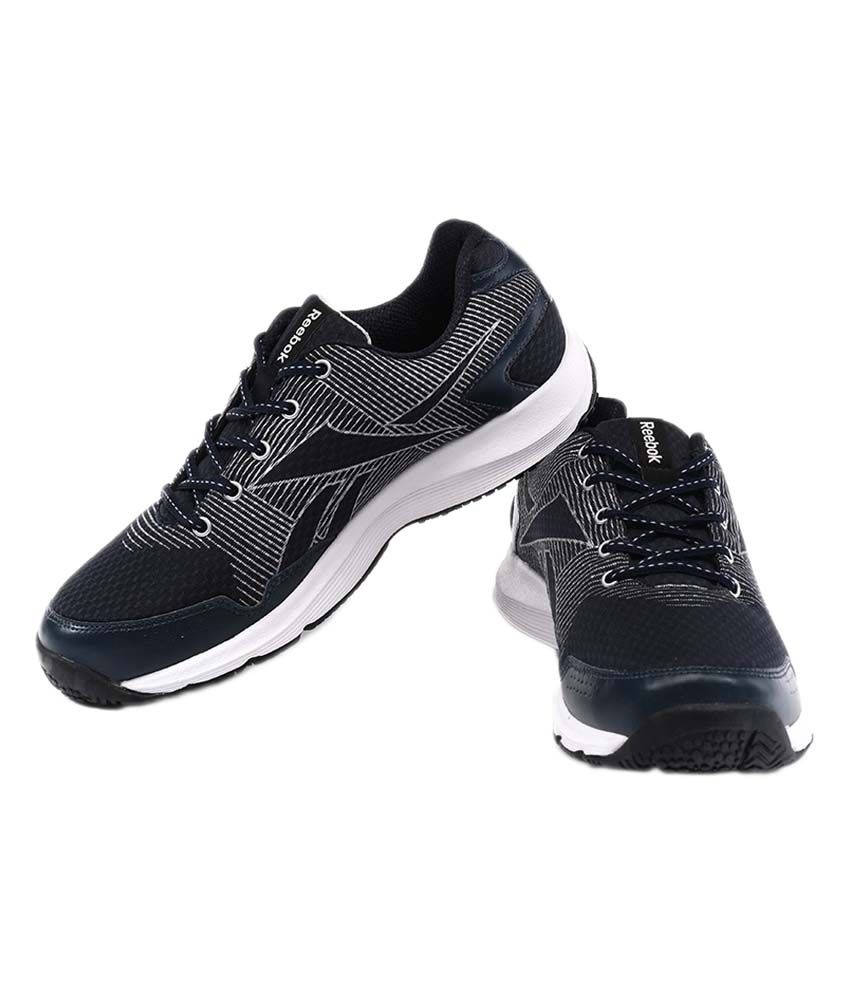 reebok performer lp black running shoes