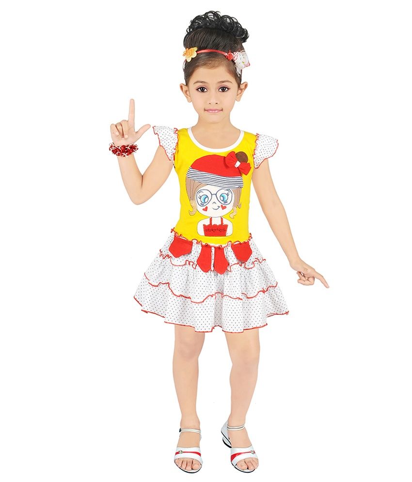 cotton half frock