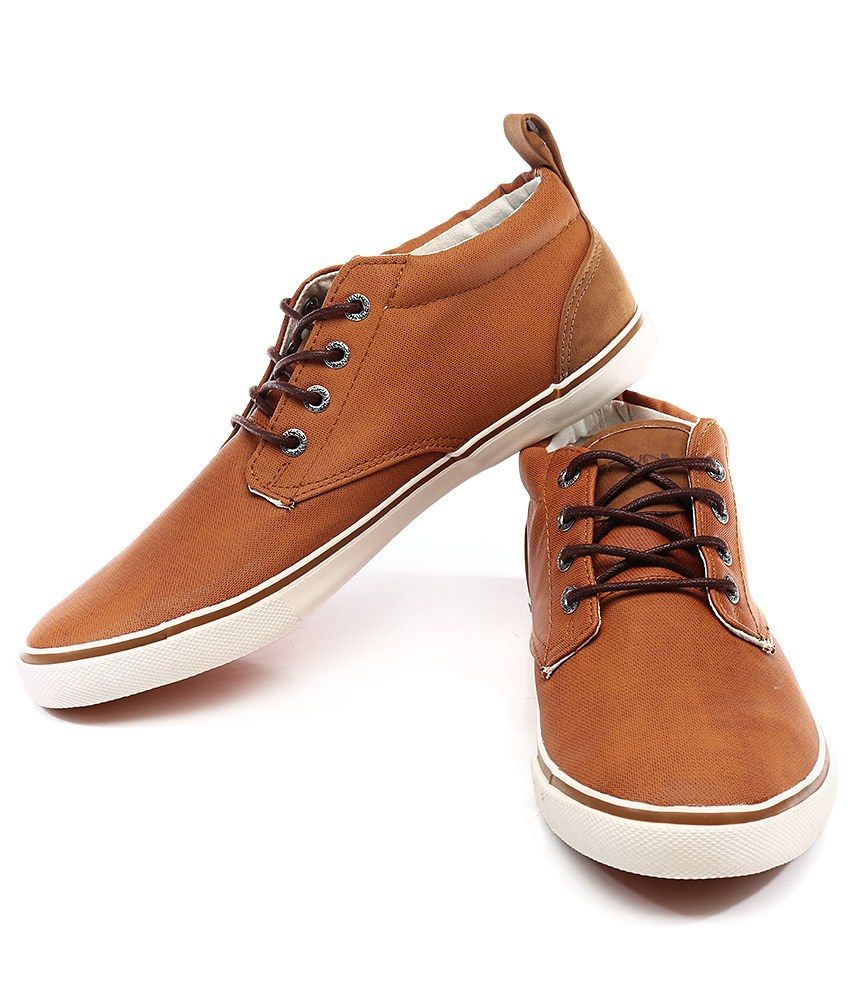 light brown canvas shoes
