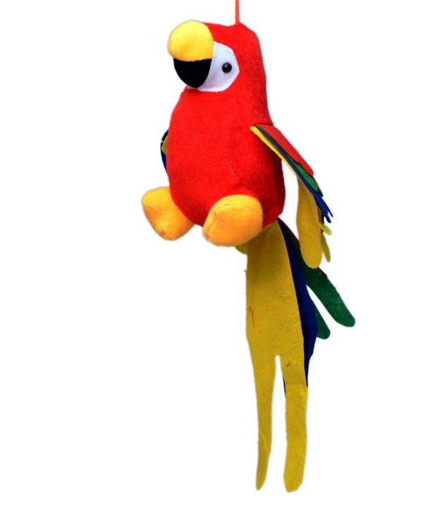 parrot soft toy