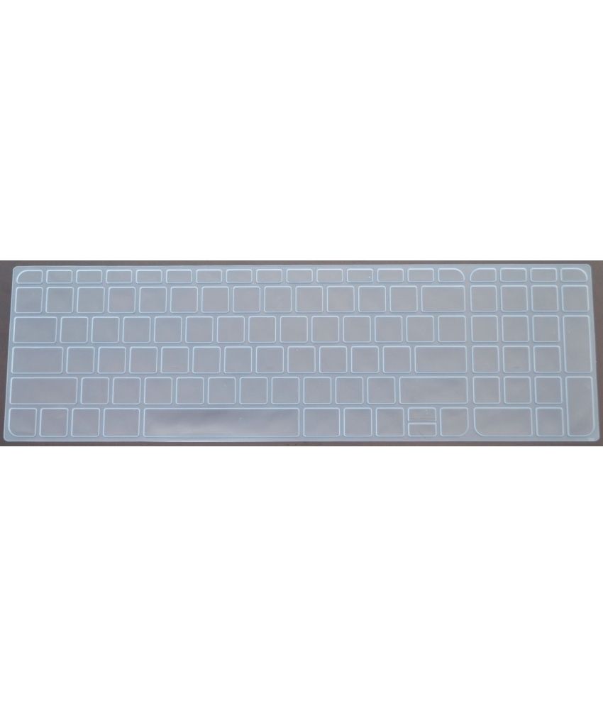 Saco Chiclet Keyboard Skin for HP Pavilion 15-n006AXLaptop Transparent