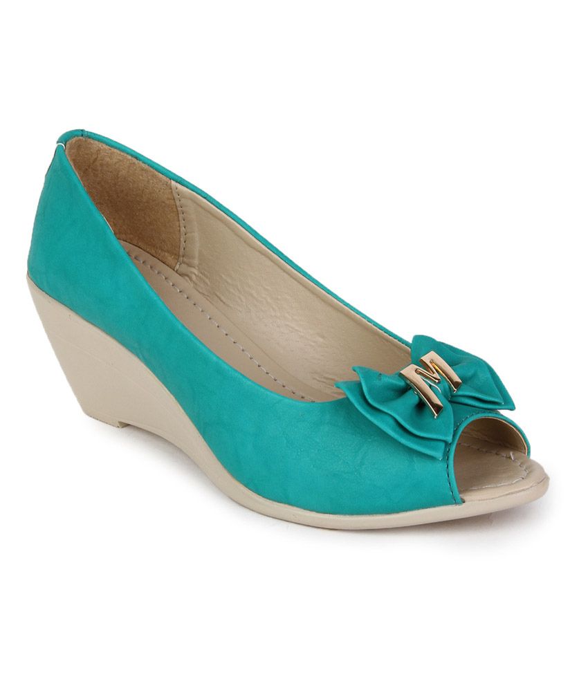 light green heeled sandals