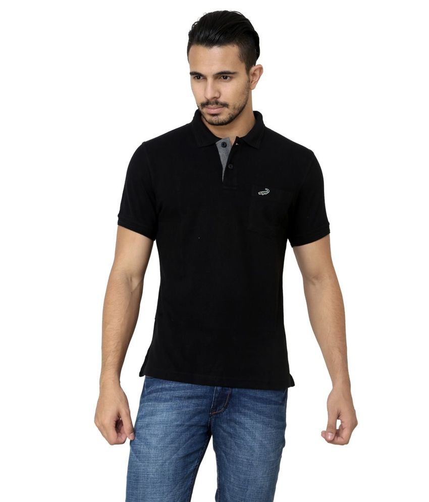 crocodile black shirt