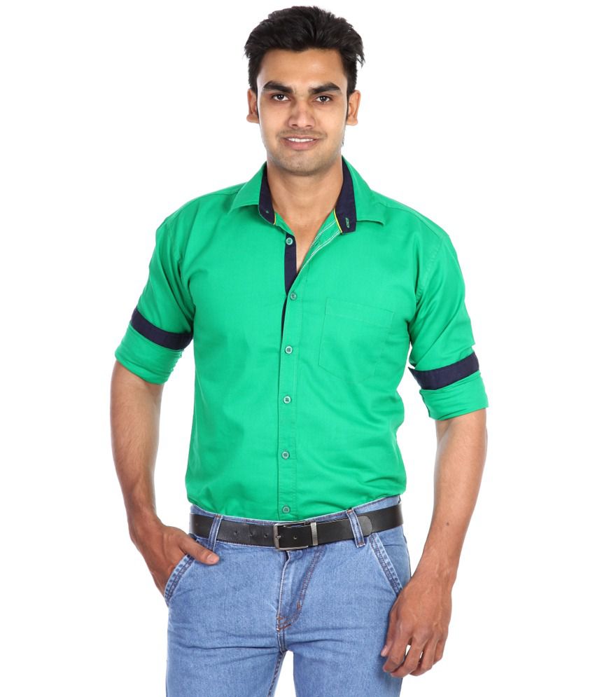 Haltung Multicolour Slim Fit Shirt Combo of 2 - Buy Haltung Multicolour ...