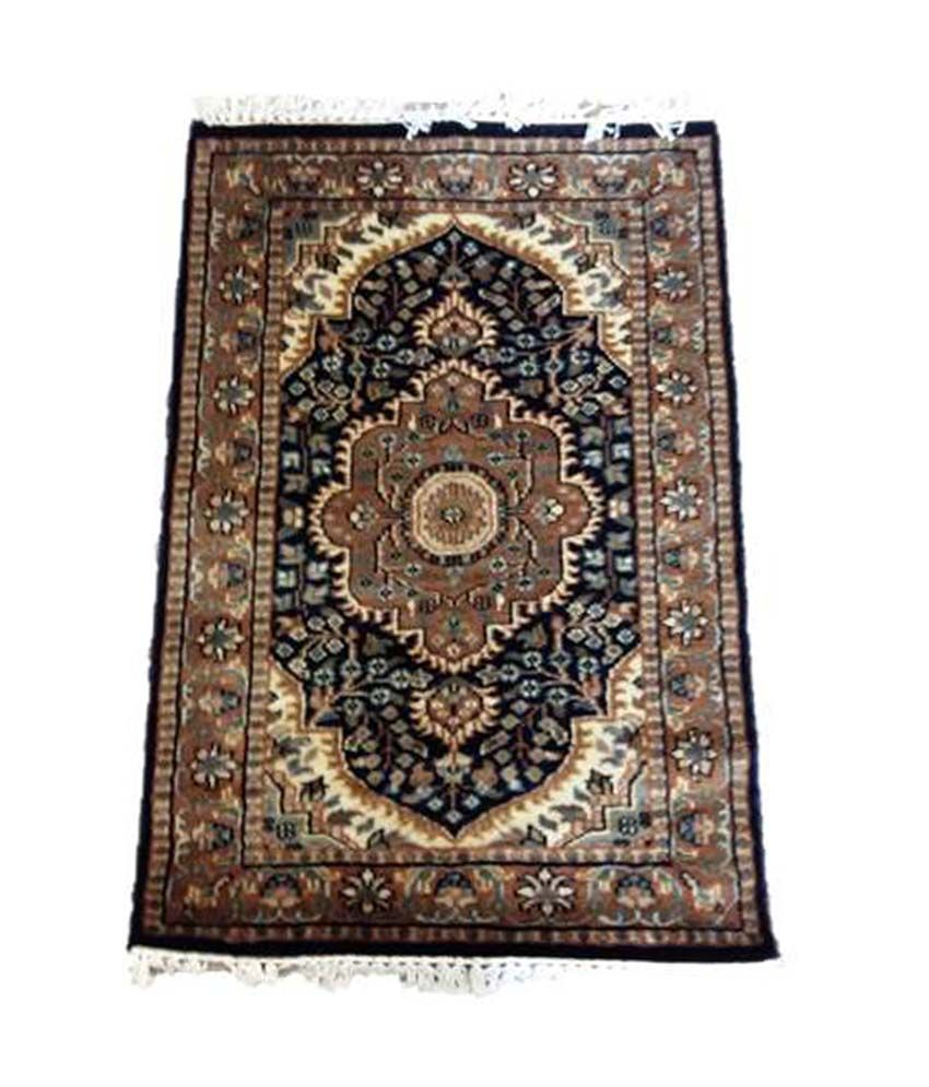 Kashmir Oriental Carpet Palace MultiColour Ethnic Silk Hand Knotted
