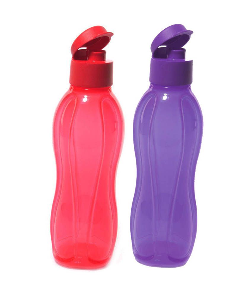 Tupperware Pink and Purple Water Bottle - Set of 2: Buy ...
