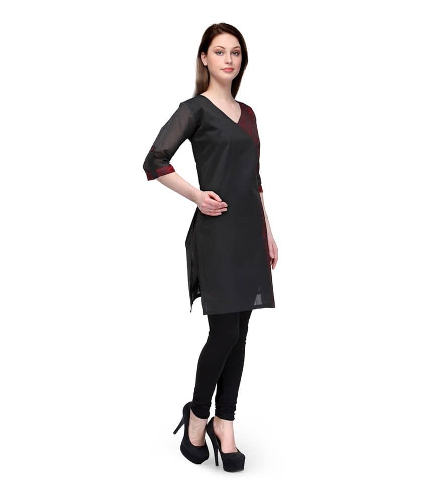 black banarasi kurti design