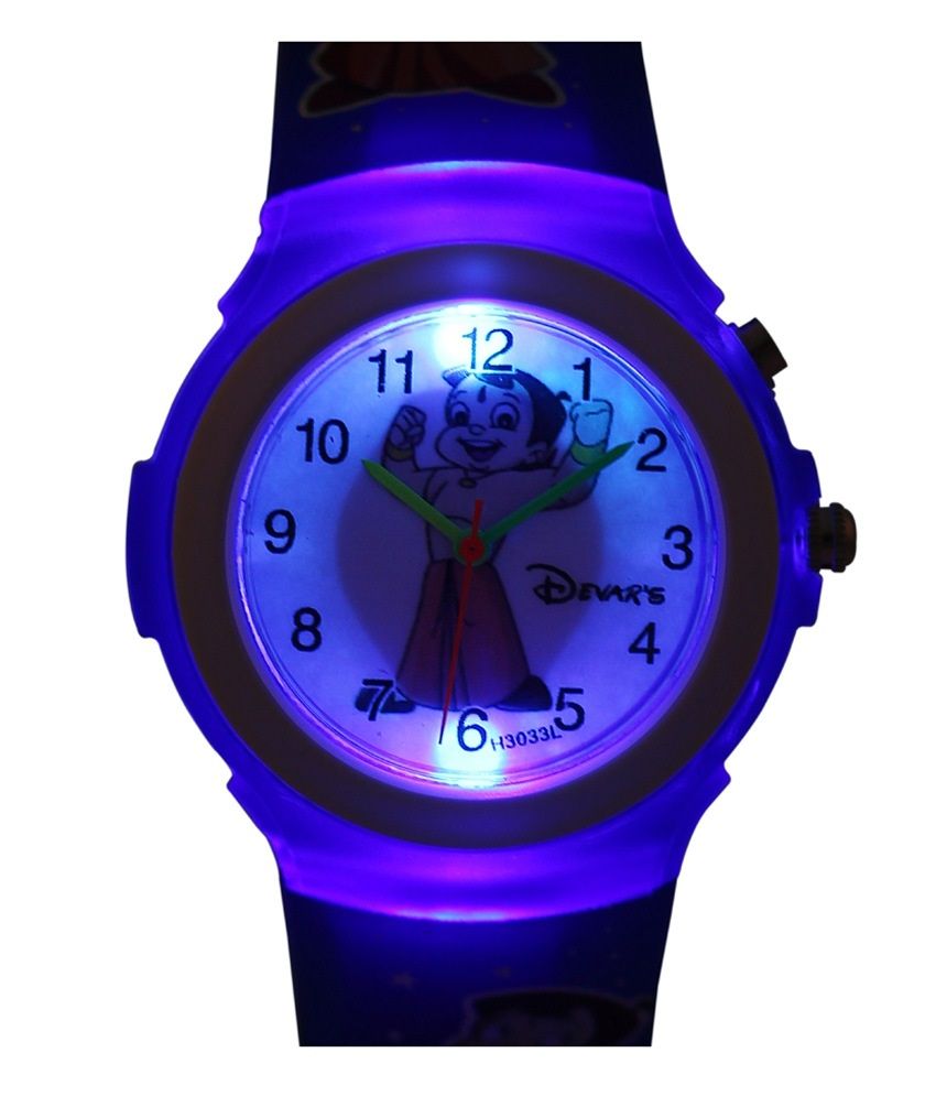 Devar's CHOTA BHEEM Blue Analog Watch For Kids Price in India Buy