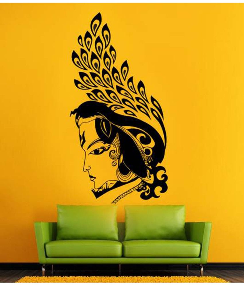 Hoopoe Decor Lord Krishna Wall Stickers And Decals Buy Hoopoe Decor