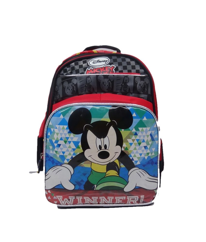 Easybags Black Micky Mouse School Bag Buy Online at Best Price in