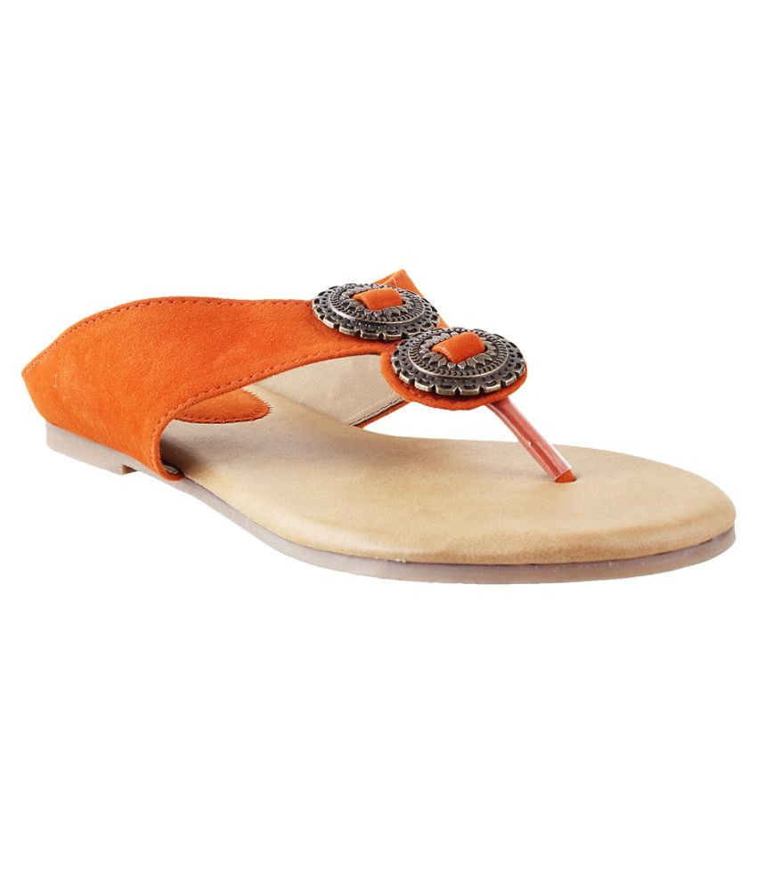 Mochi Orange Smart Flats Price in India- Buy Mochi Orange Smart Flats ...