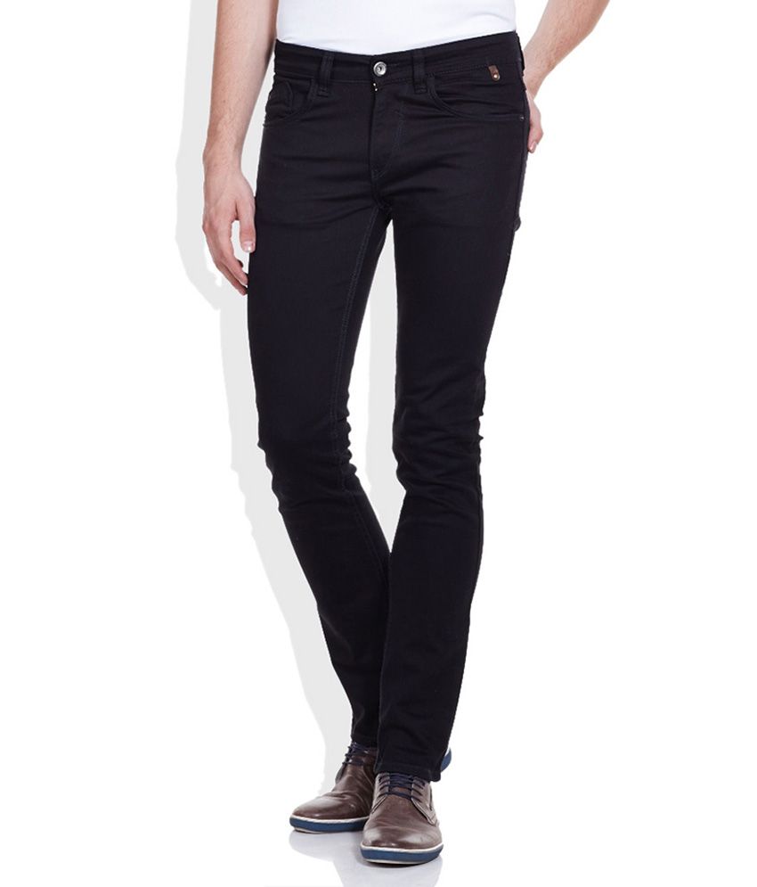 spykar black jeans