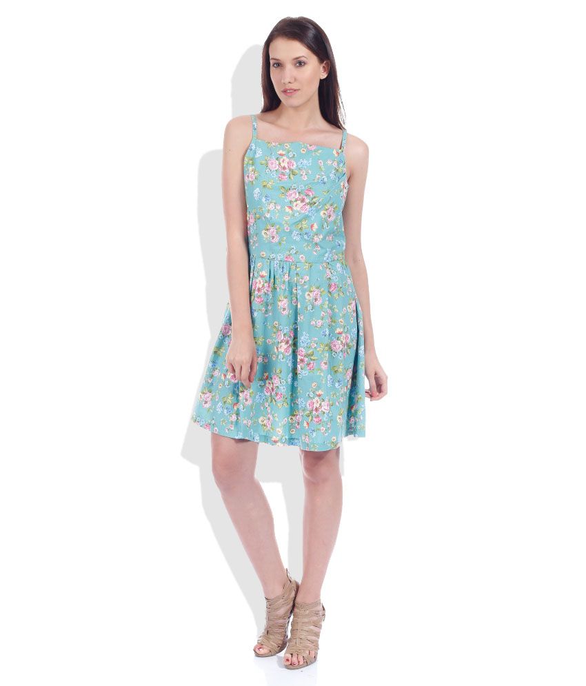 United Colors Of Benetton Blue Cotton Dresses - Buy United Colors Of ...