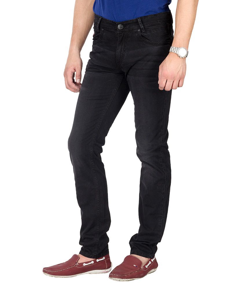 Mufti Black Tapered Fit Jeans - Buy Mufti Black Tapered Fit Jeans ...