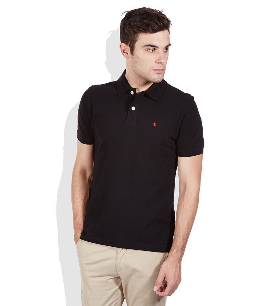 Izod Black Polo T-Shirt - Buy Izod Black Polo T-Shirt Online at Low ...