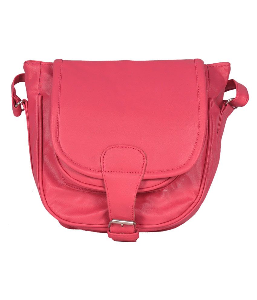 Speed Dot Pink P.U. Sling Bag - Buy Speed Dot Pink P.U. Sling Bag ...