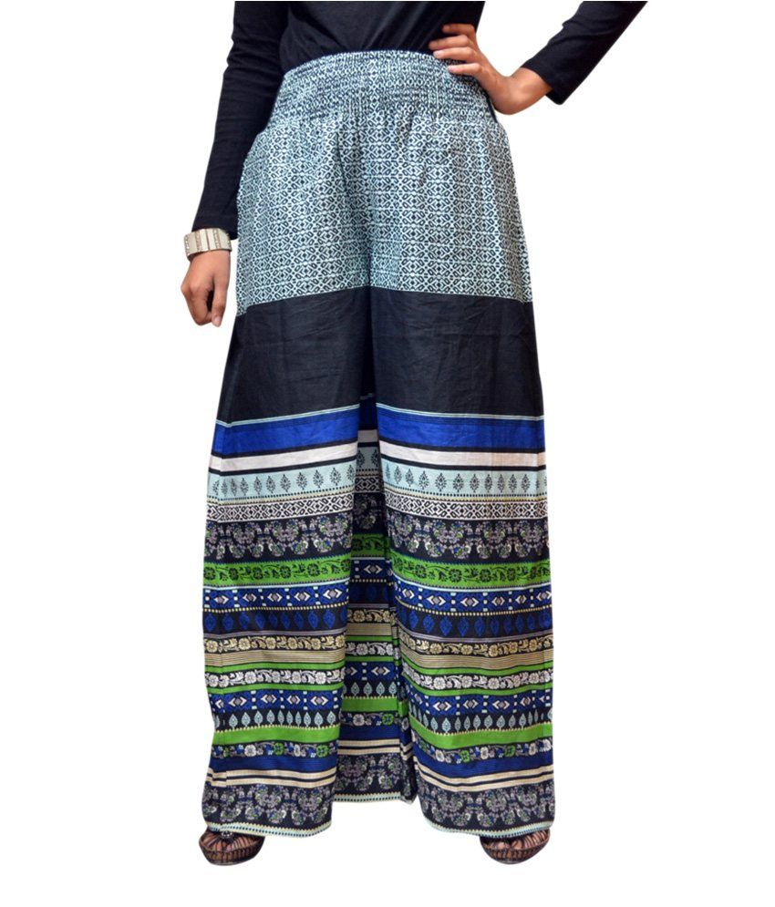 seluar palazzo cotton