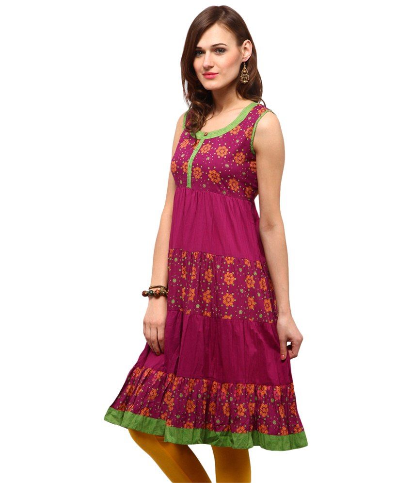 sleeveless kurtis online