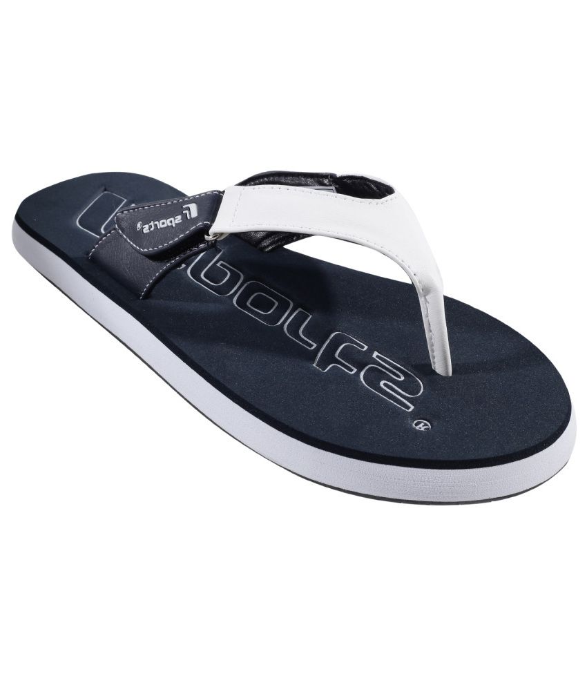 F Sports Trendy Blue Slippers Price in 