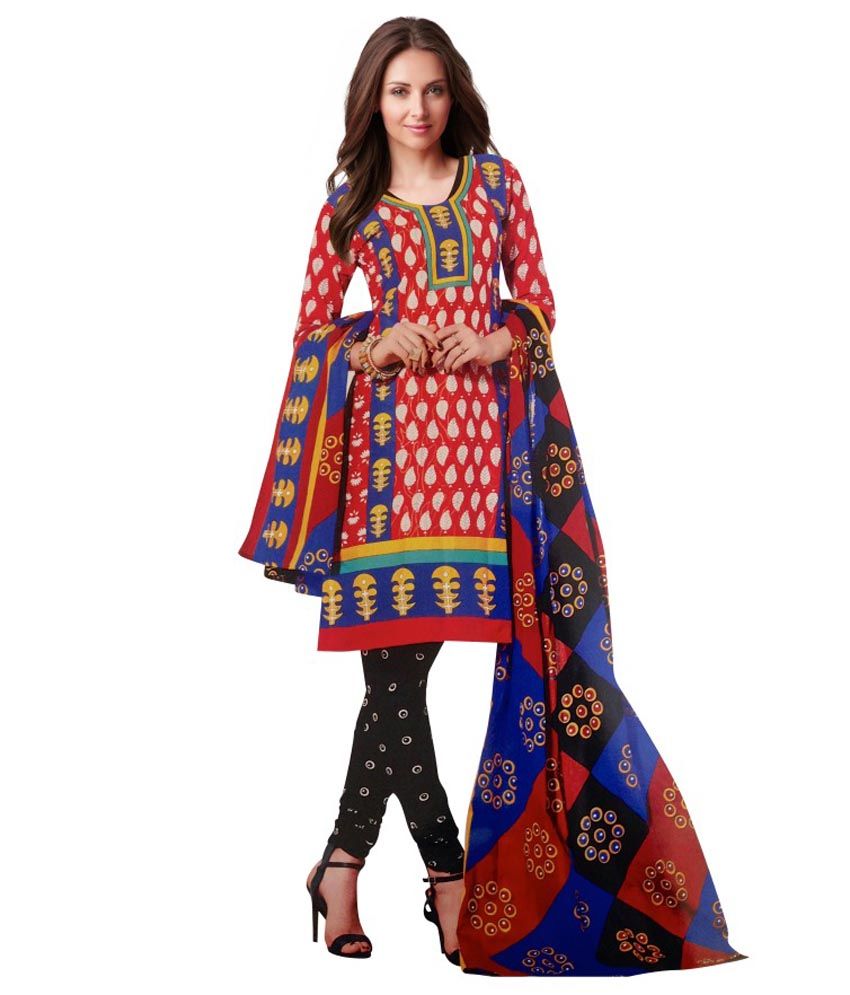 Nimmi's Cotton Printed Jaipur Dress material Buy Nimmi's Cotton