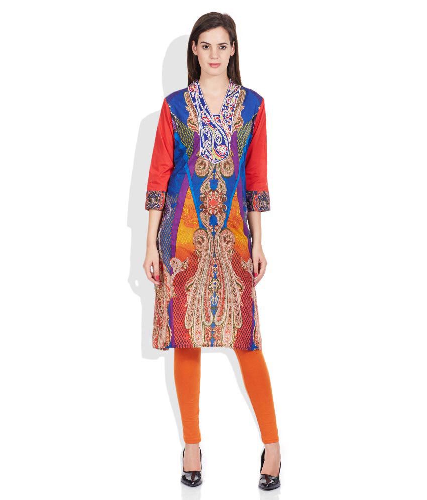rainbow kurti