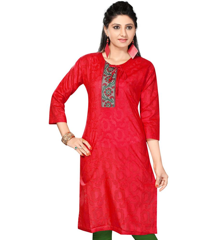 Prem Brasho Long Embroidery Kurtis - Buy Prem Brasho Long Embroidery ...