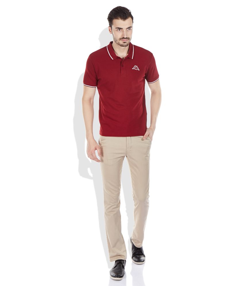 Kappa Red Polo T-Shirt - Buy Kappa Red Polo T-Shirt Online at Low Price ...