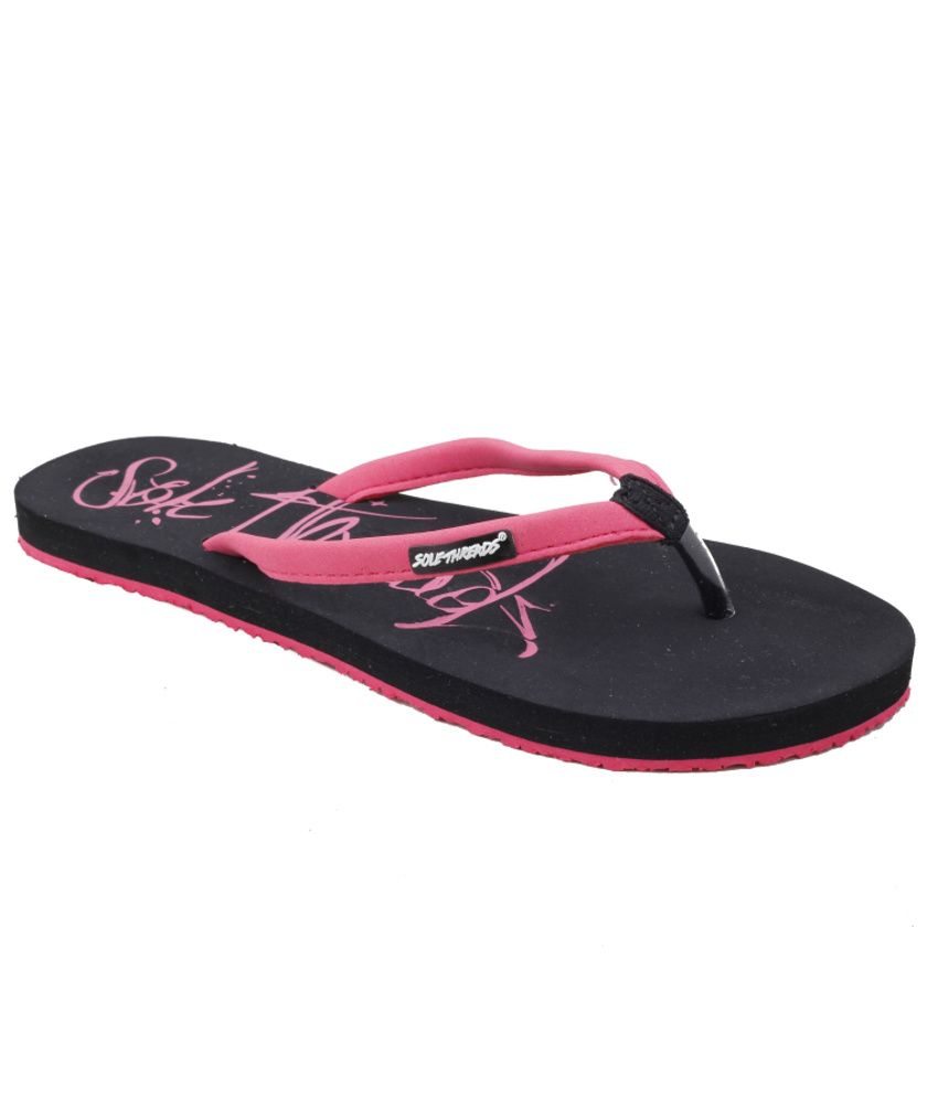dusky pink flip flops