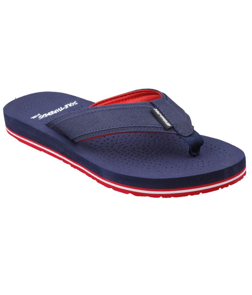 Buy Solethreads Stylish Navy Slippers for Men | Snapdeal.com