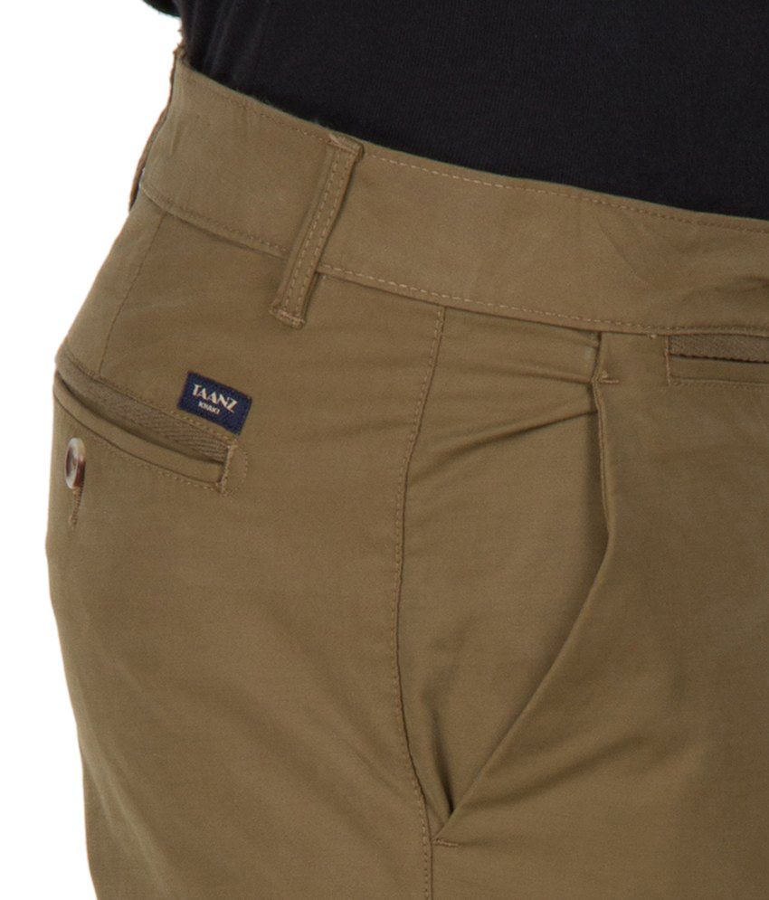 khaki cargo trouser