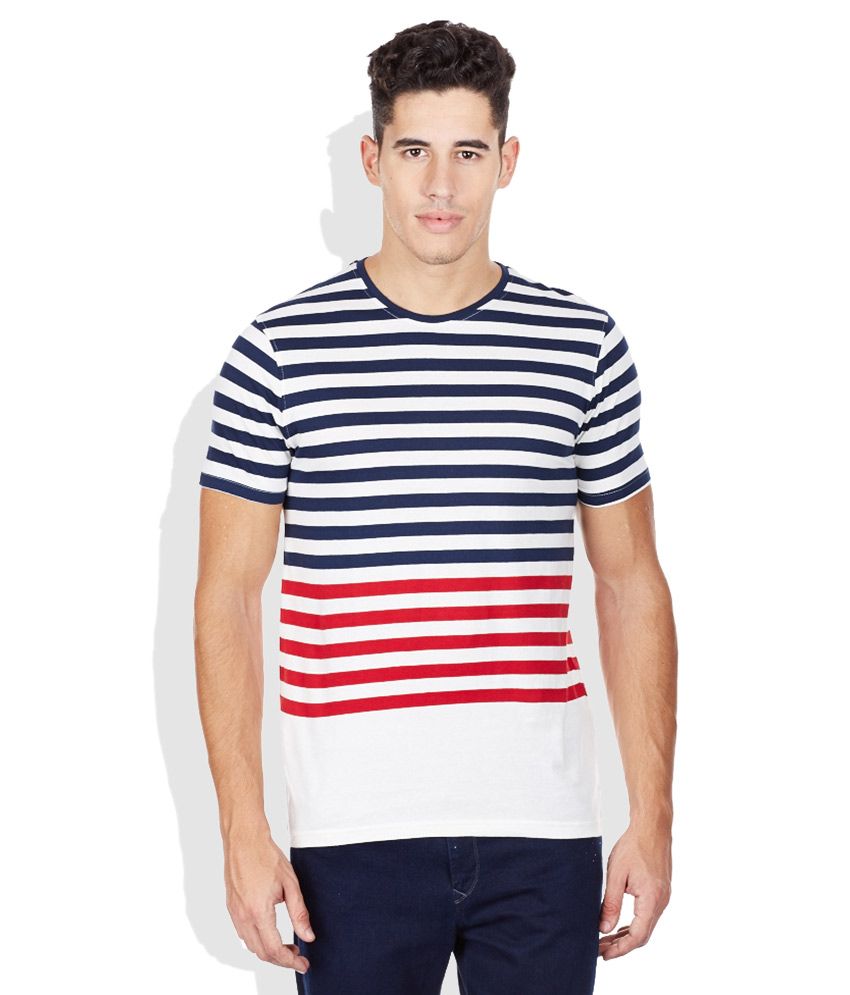 Round Neck Striped T-Shirts