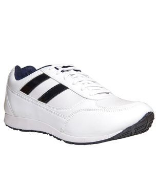 white colour sports shoes