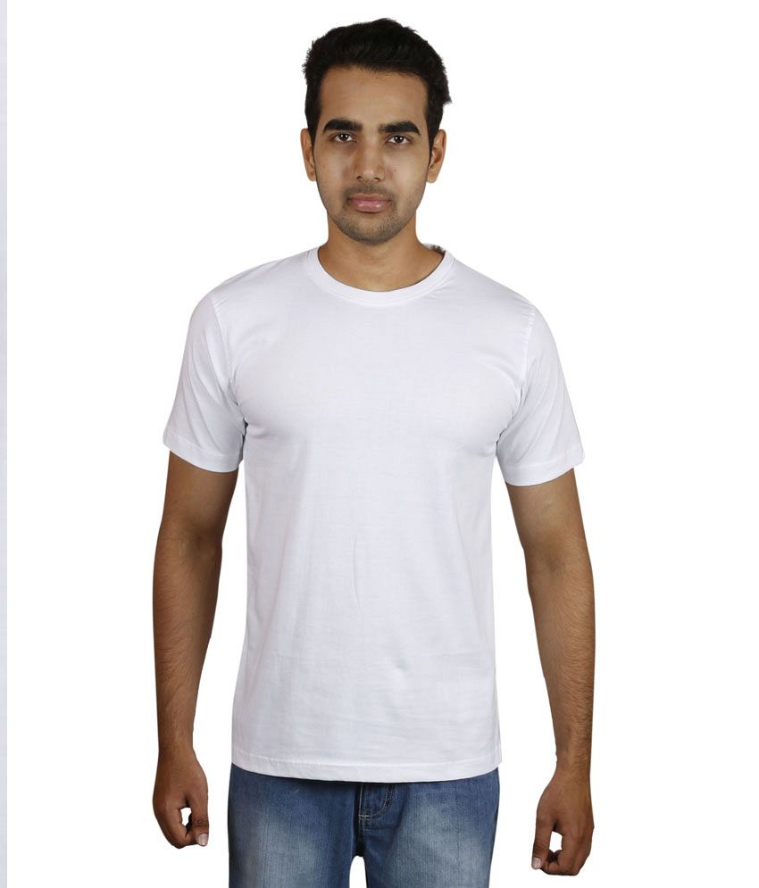 Meedo Combo of White & Purple Round Neck T-Shirts - Buy Meedo Combo of ...