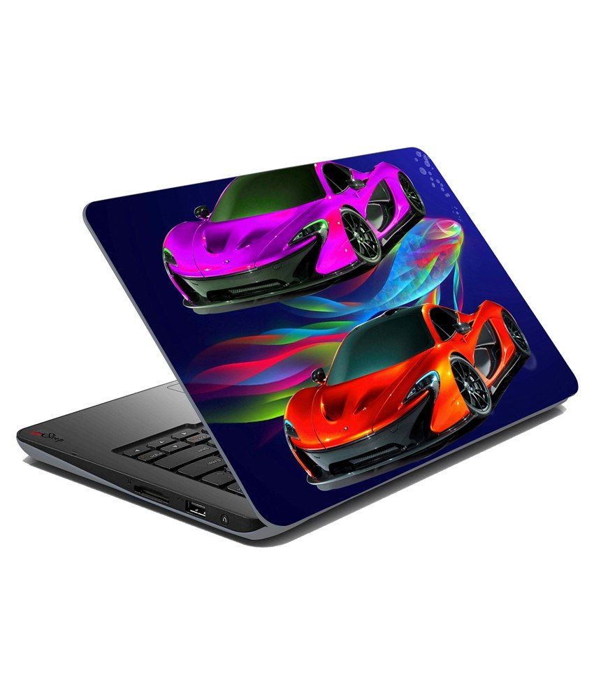 Mesleep Car Laptop SkinMulticolour Buy Mesleep Car Laptop Skin
