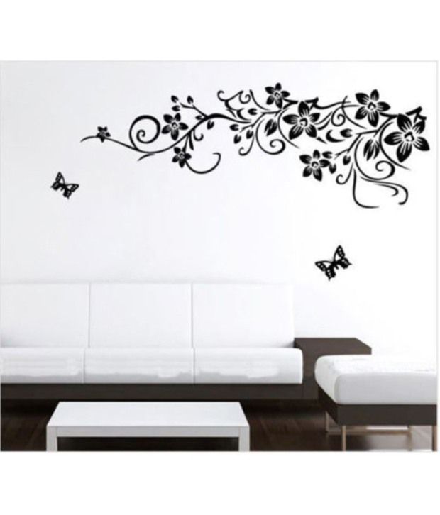 72 OFF on StickersKart abstract PVC Wall Stickers on Snapdeal